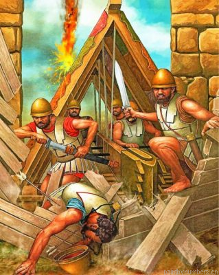 Greek Battle Scene Painting By Numbers.png