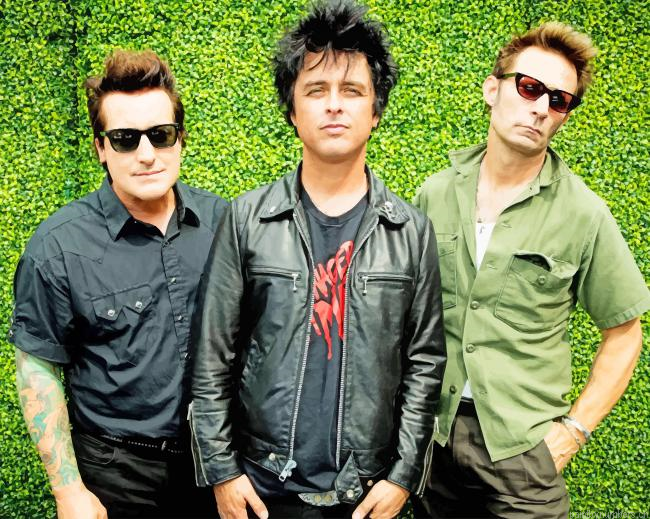 Green Day Rock Band Painting By Numbers.png