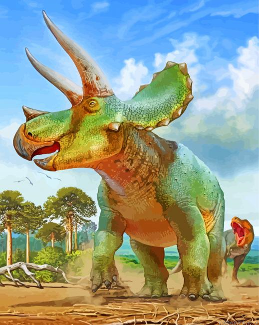 Green Dinosaur Painting By Numbers.png