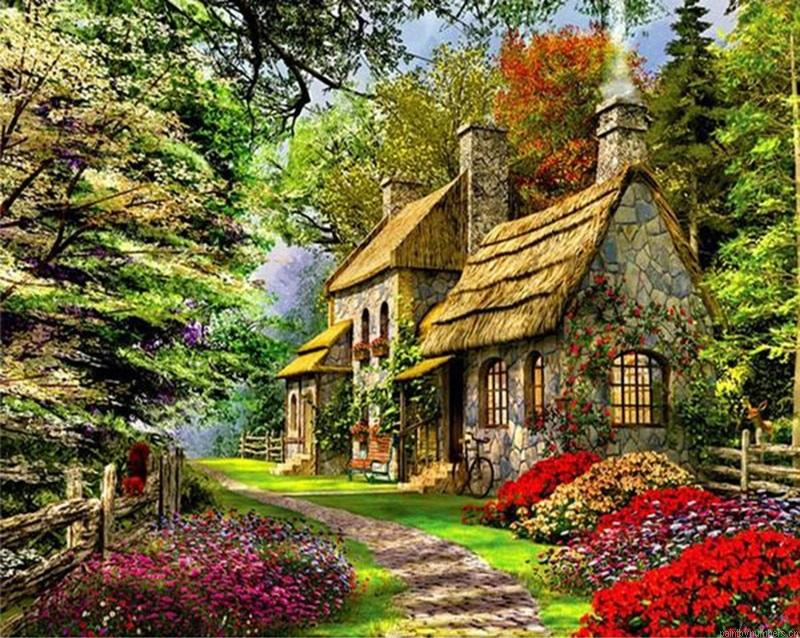 Green House Landscapes Painting By Numbers.png