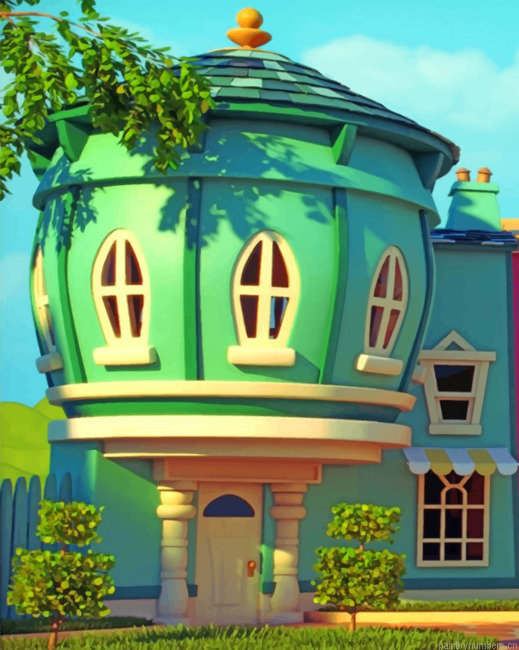Green House Painting By Numbers.png