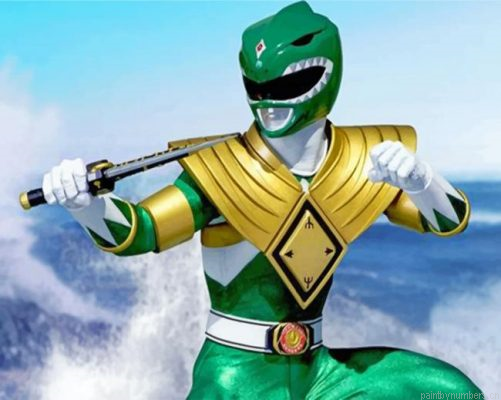 Green Power Ranger Hero Painting By Numbers.png
