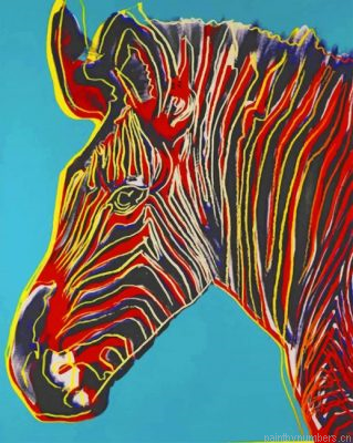 Grevys Zebra Andy Warhol Painting By Numbers.png