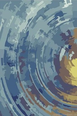 Grey Abstract Scenery Painting By Numbers.png