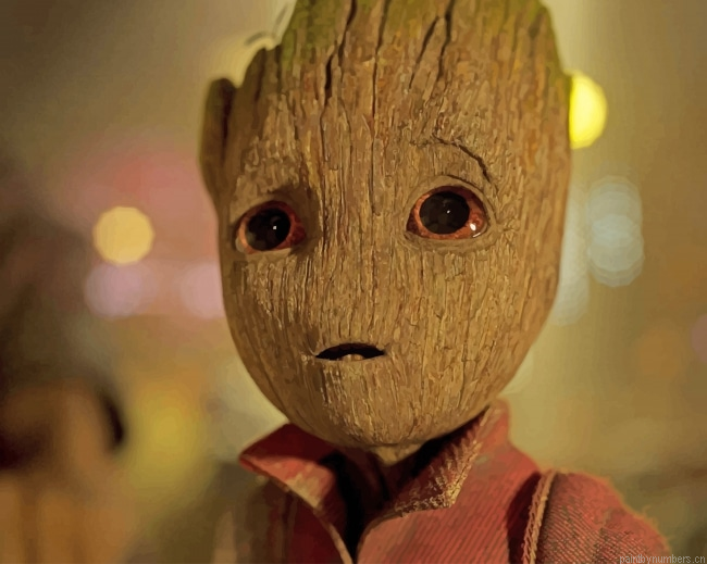 Groot The Guardians Of The Galaxy Movies Painting By Numbers.png