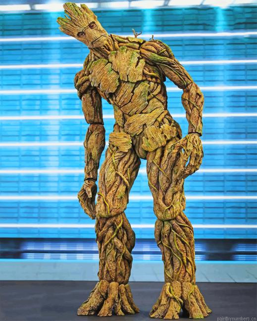 Guardian Groot Movies Painting By Numberss.png
