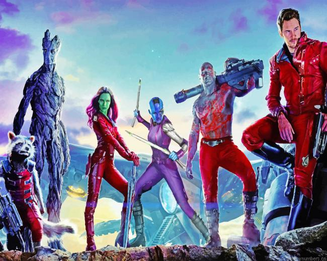 Guardians Of The Galaxy Painting By Numberss.png