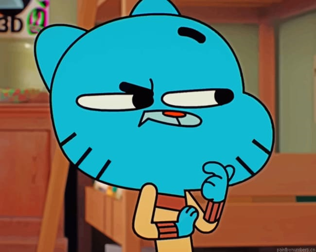 Gumball Cartoons Painting By Numberss.png