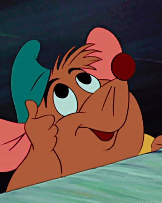 Gus Characters Cinderella Animations Painting By Numberss.png