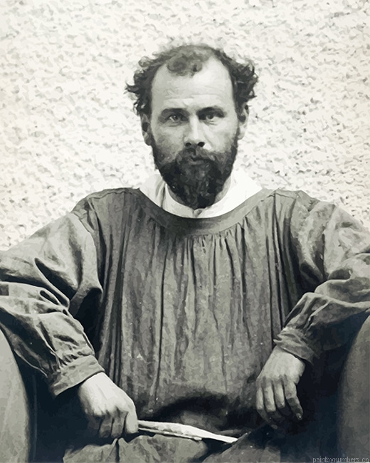Gustav Klimt Portrait Painting By Numberss.png