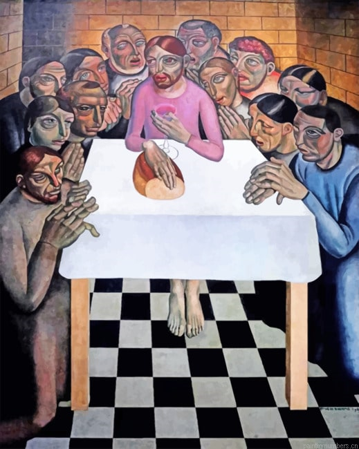 Gustave Van De Woestyne Last Supper Painting By Numberss.png