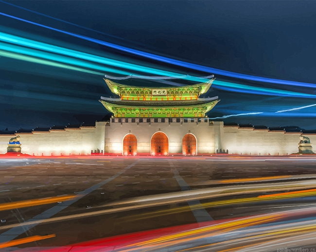 Gwanghwamun Gate Painting By Numberss.png