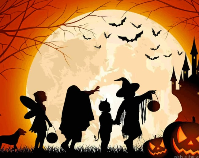Halloween Celebration Painting By Numberss.png