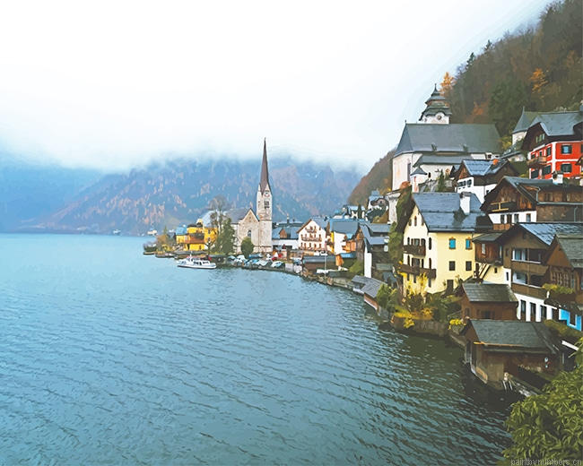 Hallstatt Austria Painting By Numberss.png