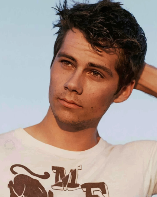 Handsome Dylan O Brien Painting By Numbers.png