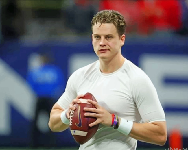 Handsome Joe Burrow Painting By Numberss.png