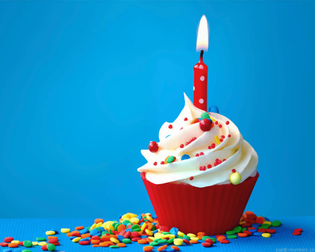 Happy Birthday Cupcake Painting By Numbers.png