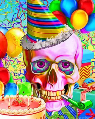 Happy Candy Skull Painting By Numbers.png