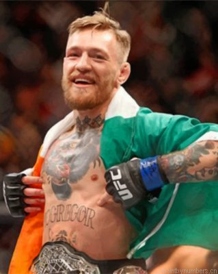 Happy Conor Mcgregor Painting By Numbers.png