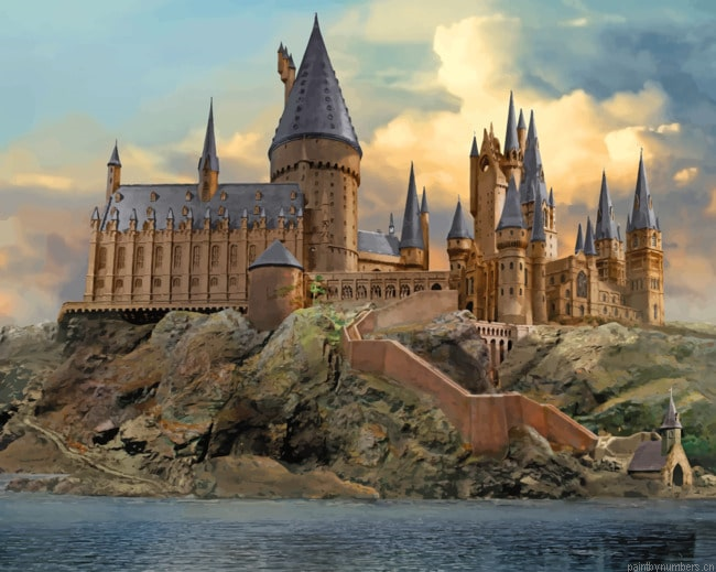 Harry Potter Hogwarts Castles Painting By Numberss.png