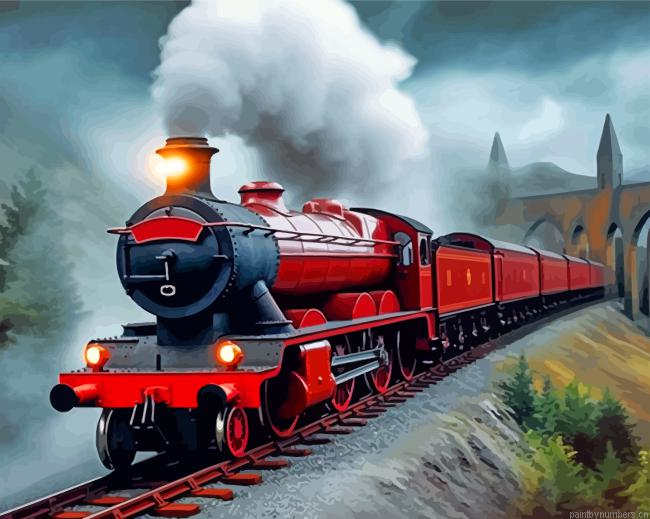Harry Potter Hogwarts Painting By Numberss.png