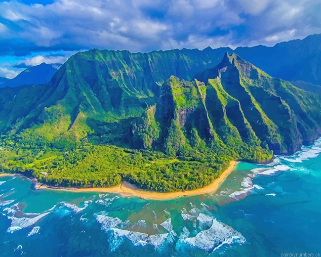 Hawaii Landscape Seascapes Painting By Numbers.png