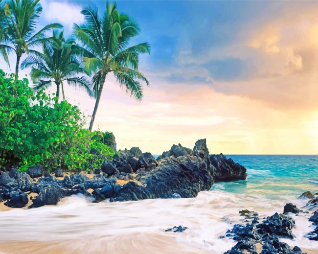 Hawaii Secret Beach Painting By Numberss.png