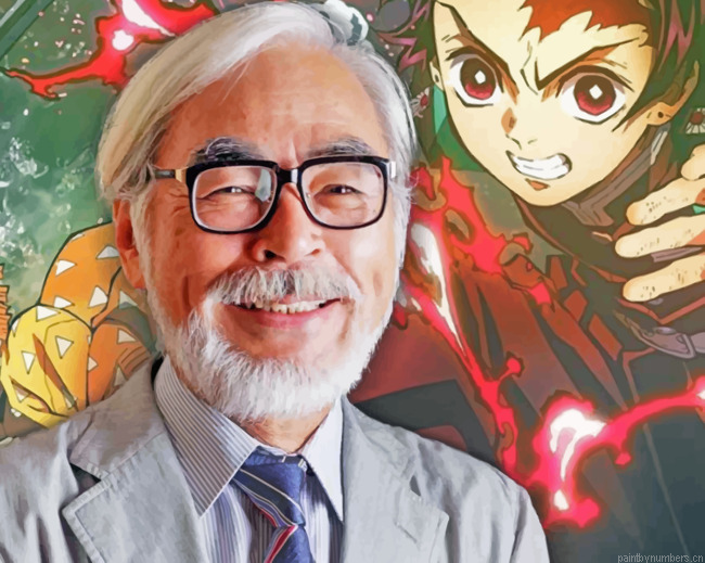 Hayao Miyazaki Kimetsu No Yaiba Painting By Numberss.png