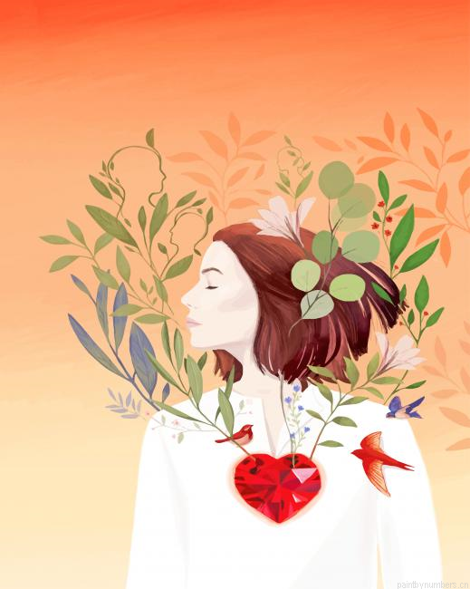 Heart Girl Growing Tree Painting By Numberss.png