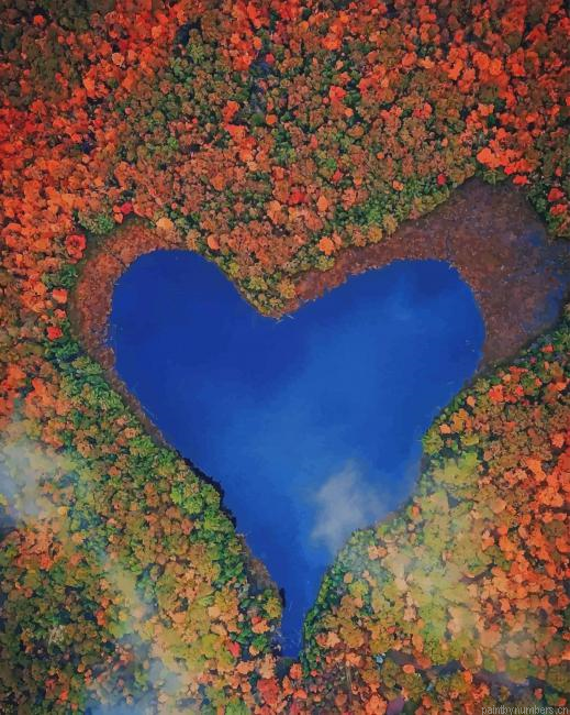 Heart Lake In Ontario Landscapes Painting By Numberss.png