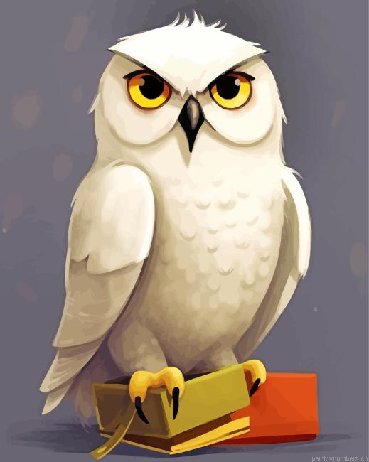 Hedwig Bird Painting By Numberss.png