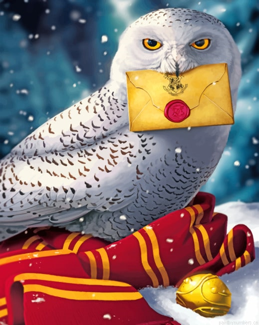 Hedwig Harry Potter Painting By Numberss.png