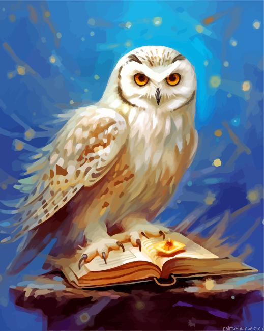 Hedwig Owl Painting By Numberss.png