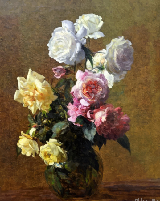 Henri Fantin Latour Flowers Painting By Numberss.png