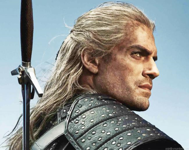 Henry Cavill Witcher Movies Painting By Numbers.png