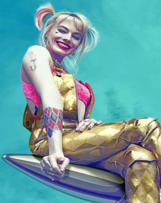 Herley Quinn Birds Of Prey Painting By Numbers.png