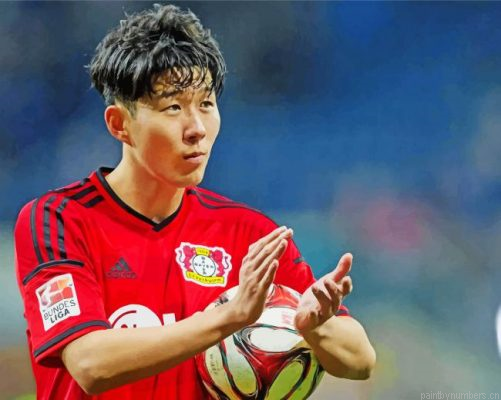 Heung Min Son Painting By Numbers.png