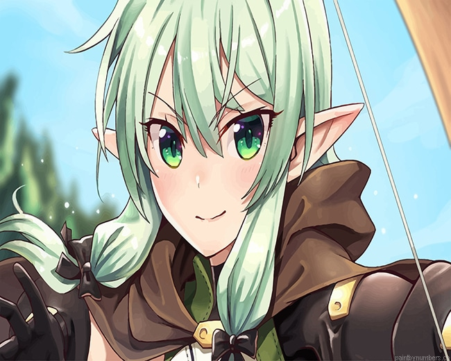 High Elf Archer Goblin Slayer Animations Painting By Numberss.png