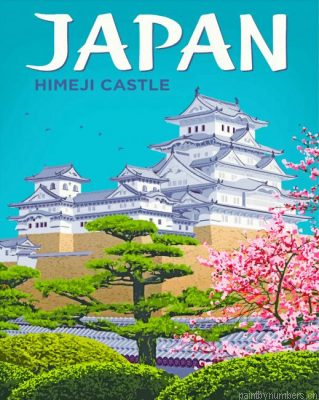 Himeji Castle Painting By Numbers.png