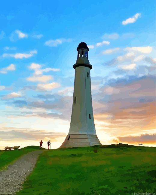 Hoad Monument Sunset Painting By Numberss.png
