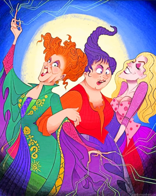 Hocus Pocus Cartoon Painting By Numberss.png