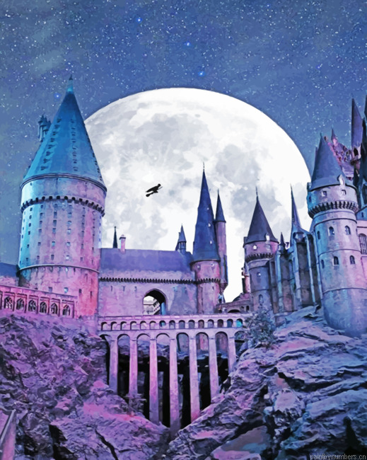 Hogwarts Harry Potter Painting By Numberss.png