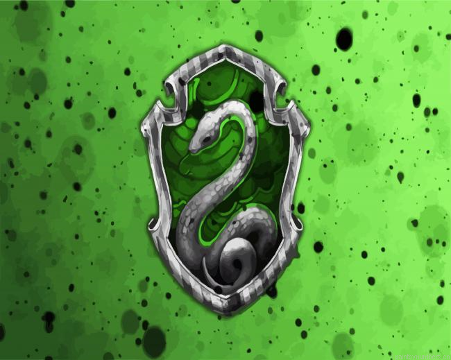 Hogwarts Harry Potter Slytherin Painting By Numberss.png