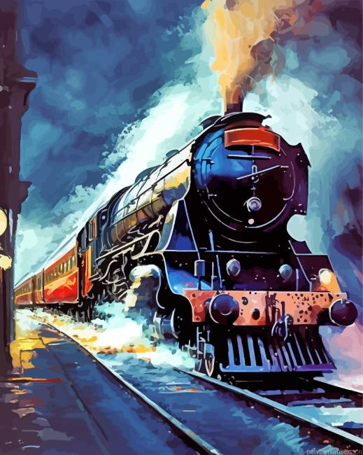 Hogwarts Train Painting By Numberss.png