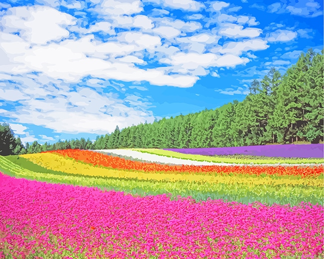 Hokkaido Garden Landscapes Painting By Numberss.png