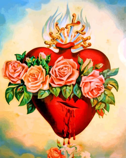 Holy Sacred Heart Painting By Numbers.png