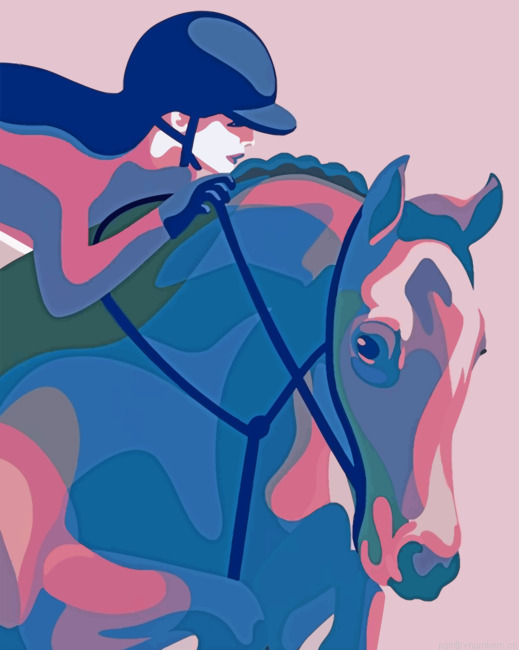 Horse Rider Painting By Numberss.png