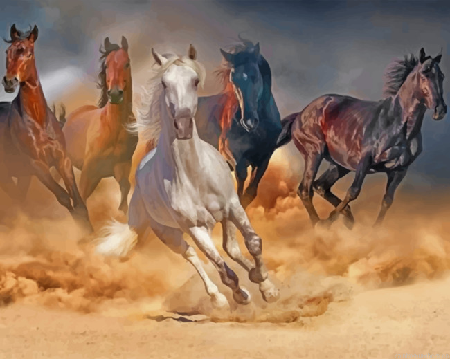 Horses Painting By Numberss.png