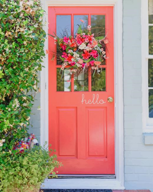 House Door Painting By Numberss.png