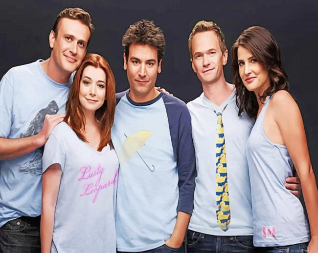 How I Met Your Mother Met Mother Characters Movies Painting By Numberss.png